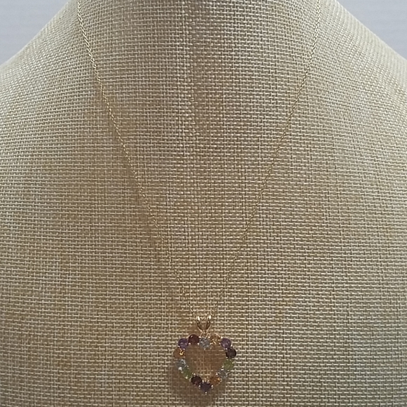 18k over sterling silver Victoria Townsend necklac - Picture 3 of 5